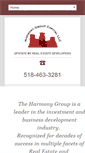 Mobile Screenshot of harmony-group.com